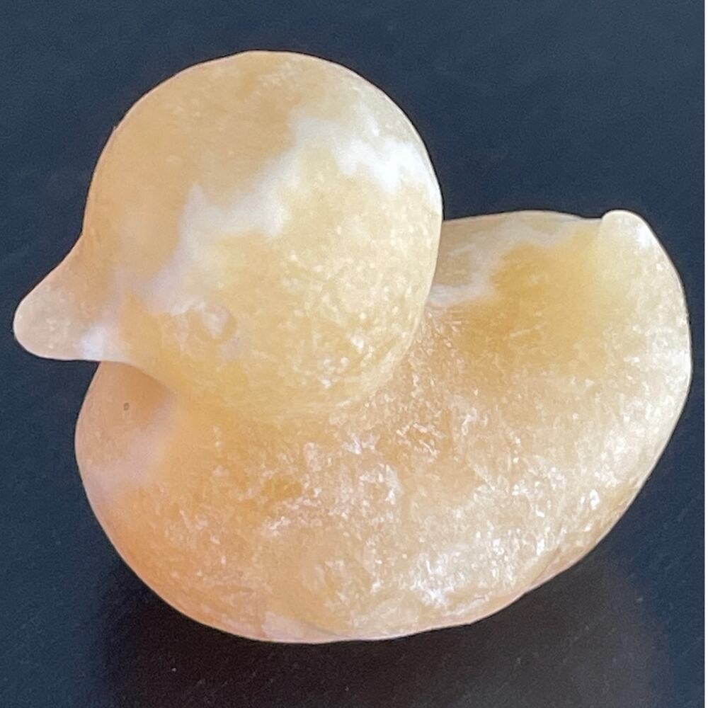 Adorable Orange Calcite Mini Crystal Chick  - #1